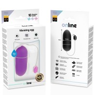 Waterproof Purple Vibrator Egg for Pleasure