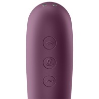 Satisfyer Dual Kiss Clitoral Stimulator Purple - Ultimate Sensation