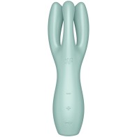 Satisfyer Threesome 3 Vibrator Green - Triple Stimulation Power