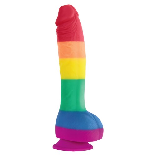 Pride Edition LGBT Flag Dildo 19 cm for Vibrant Pleasure