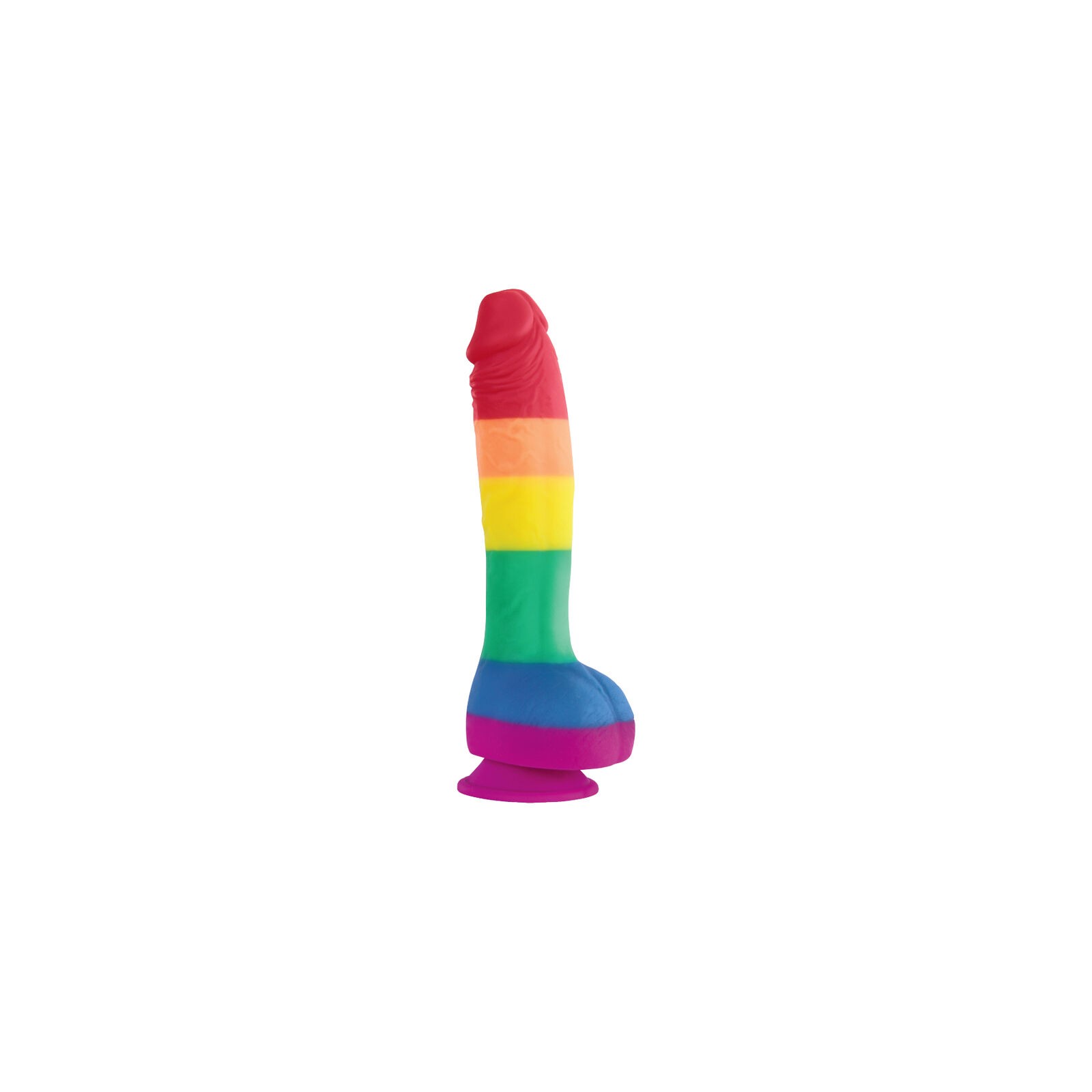 Dildo Bandera LGBT 19 cm para Placer Vibrante