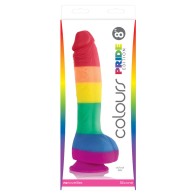 Dildo Bandera LGBT 19 cm para Placer Vibrante