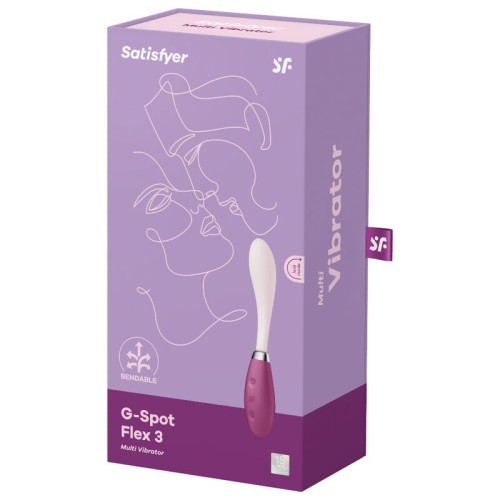 Satisfyer G-Spot Flex 3 - Vibrador Versátil para Momentos Placenteros