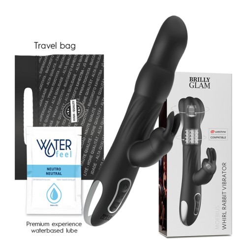 Moebius Rabbit Vibrator & Rotator Compatible Con Watchme Wireless Technol