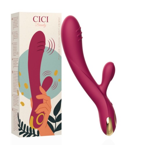 Vibrador Conejo de Silicona Premium Cici Beauty