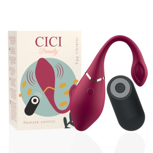 Cici Beauty Remote Control Silicone Egg Vibrator