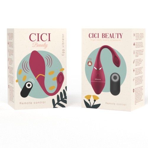 Cici Beauty Remote Control Silicone Egg Vibrator