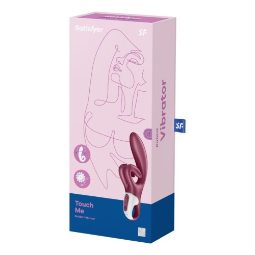 Satisfyer - Touch Me Vibrador Rabbit Rojo - Experiencia de Placer Definitiva