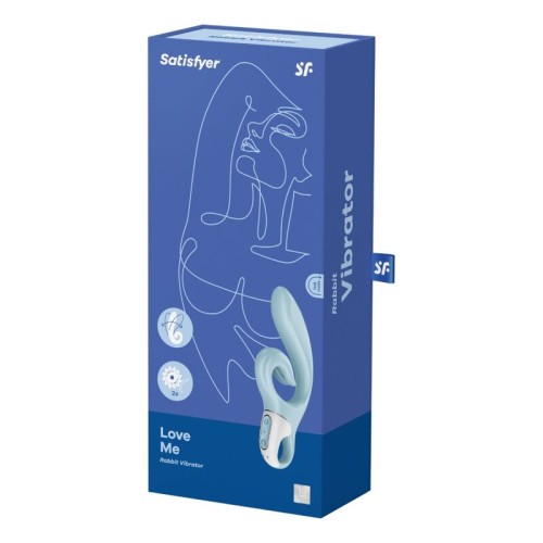 Satisfyer Love Me Rabbit Vibrator Blue