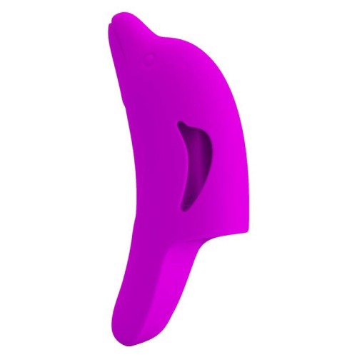 Powerful Dolphin Finger Stimulator - Purple