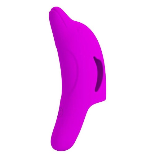 Powerful Dolphin Finger Stimulator - Purple