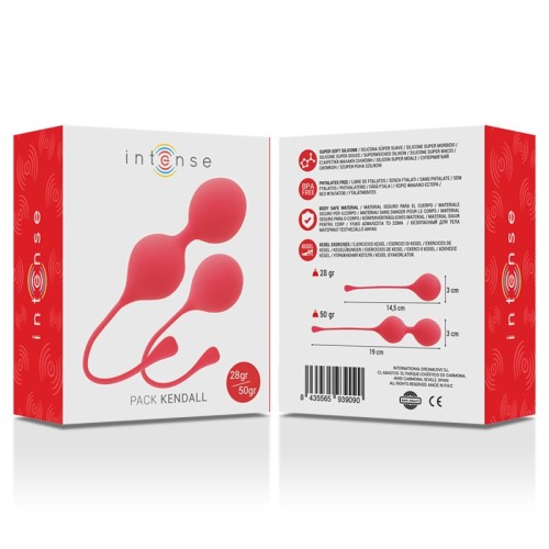 Intense - Bolas Kegel Pack Kendall Rojo - Fortalecer y Mejorar