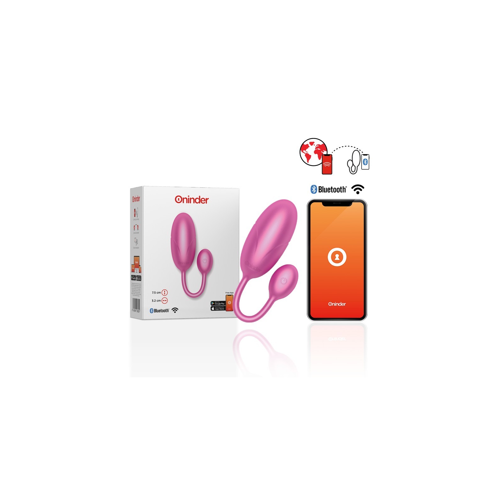 Shop ONINDER TOKYO Vibrating Egg Pink Online