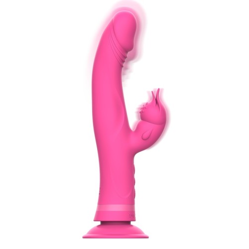 Intense - Julio Rabbit Vibrator Silicone Pink | Dual Stimulation