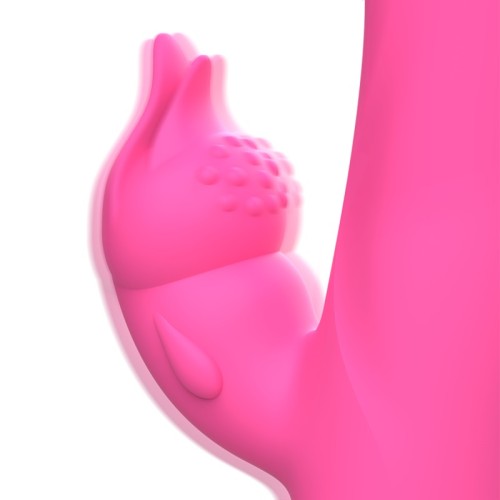 Intense - Julio Rabbit Vibrator Silicone Pink | Dual Stimulation