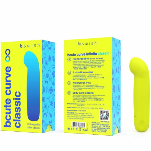 Bcute Curve Infinite Classic Vibrador Amarillo