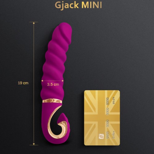 Gjack Mini Vibrador De Silicona Para Placer Intenso