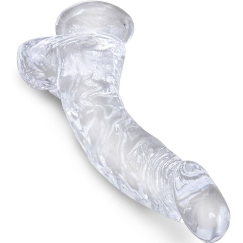 Pene Realista Transparente King Cock para el Placer Definitivo