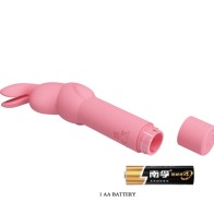 Vibrador De Silicona Conejo Rosa