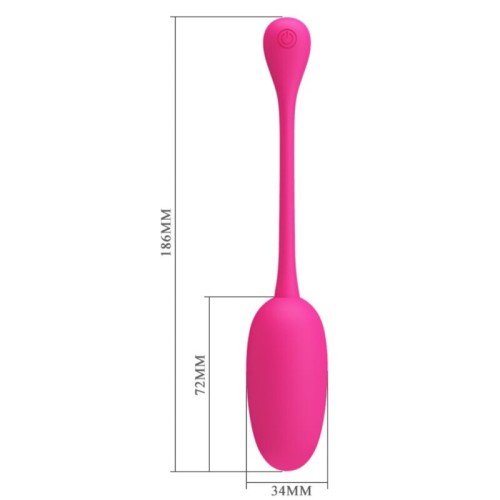 Pretty Love Knucker Rechargeable Vibrating Egg Pink