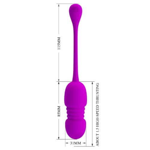 Pretty Love Callie Rechargeable Love Egg - 12 Vibration Settings