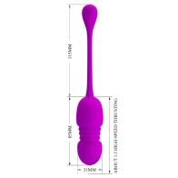 Pretty Love Callie Rechargeable Love Egg - 12 Vibration Settings