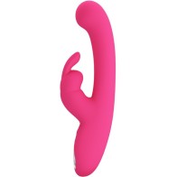 Pretty Love Lamar Rabbit & G-Spot Vibrator Pink