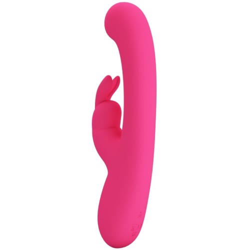 Pretty Love Lamar Rabbit & G-Spot Vibrator Pink