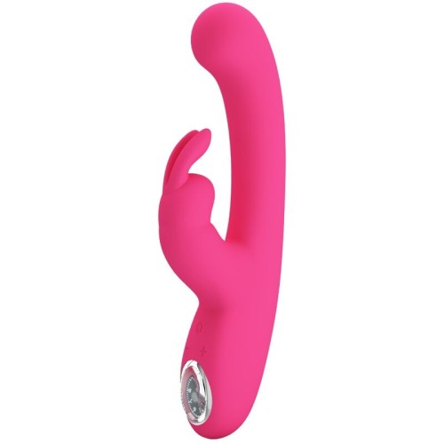 Pretty Love Lamar Rabbit & G-Spot Vibrator Pink