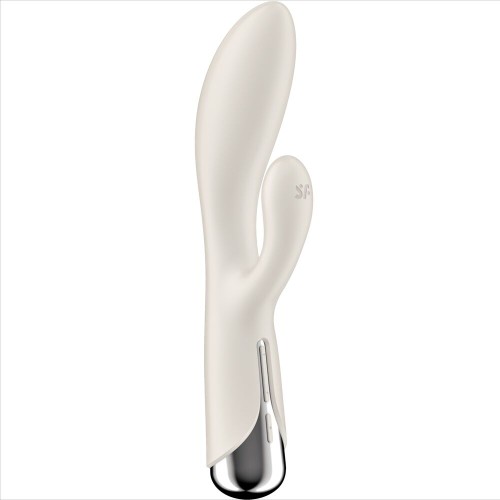 Satisfyer Spinning Rabbit 1 Clitoral and G-Spot Stimulator Beige - Ultimate Pleasure