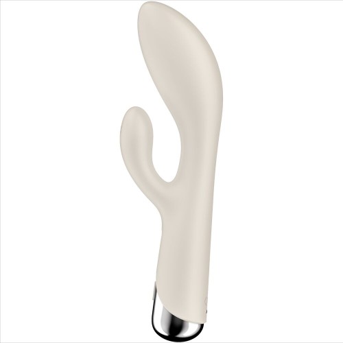 Satisfyer Spinning Rabbit 1 Estimulador Clítoris y Punto G Beige - Placer Supremo