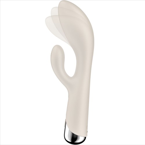 Satisfyer Spinning Rabbit 1 Clitoral and G-Spot Stimulator Beige - Ultimate Pleasure