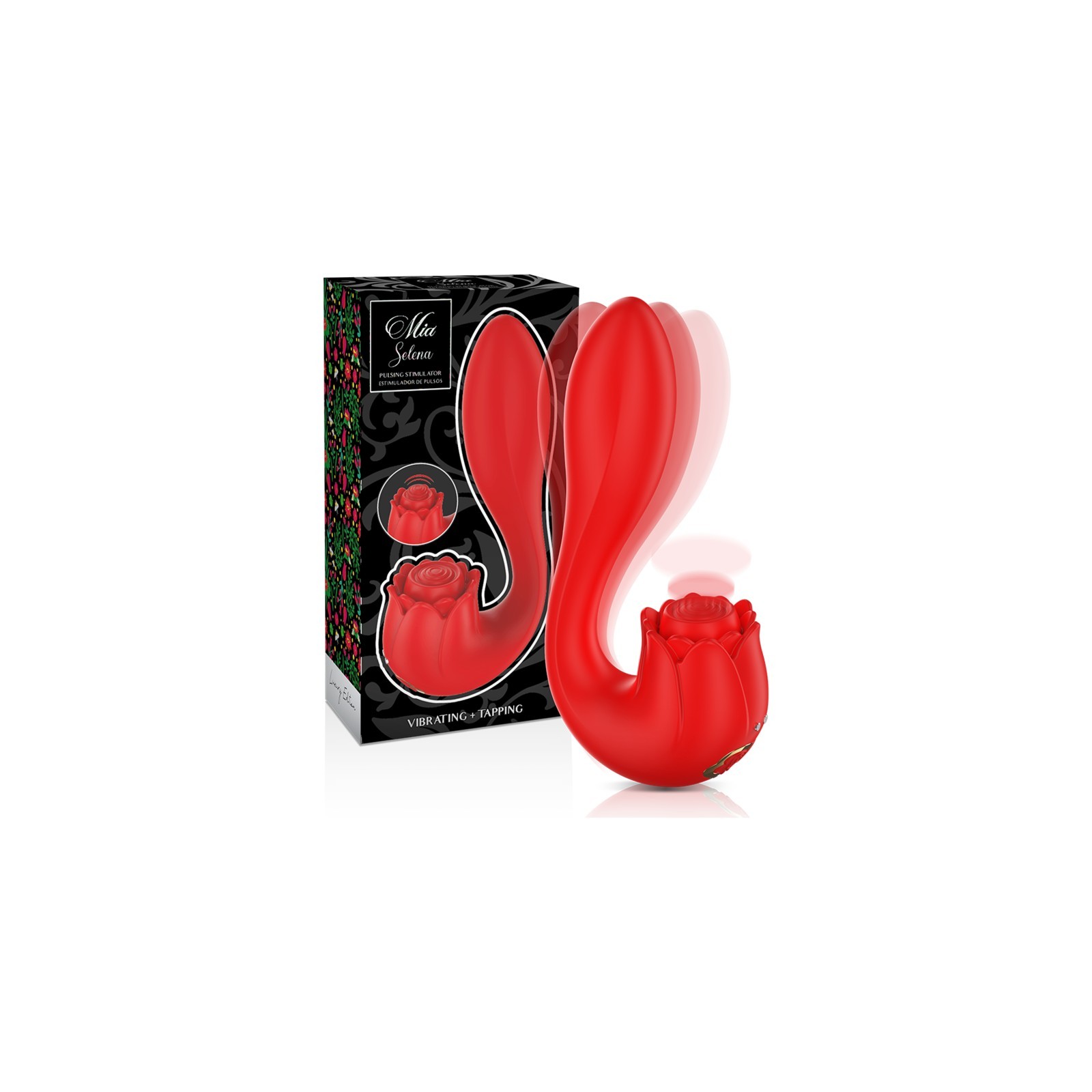 Selena Vibrating Tapping Stimulator Red