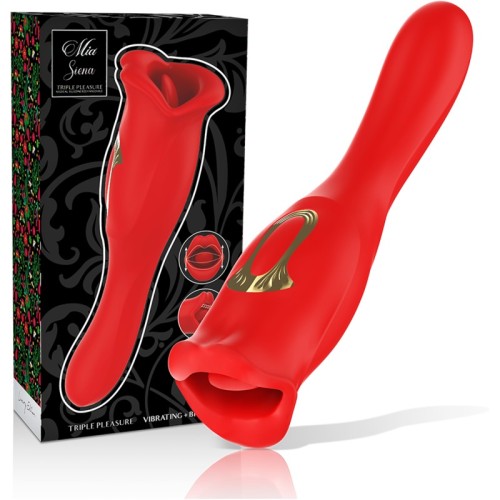 Siena Triple Pleasure Kiss-lick-vibrate