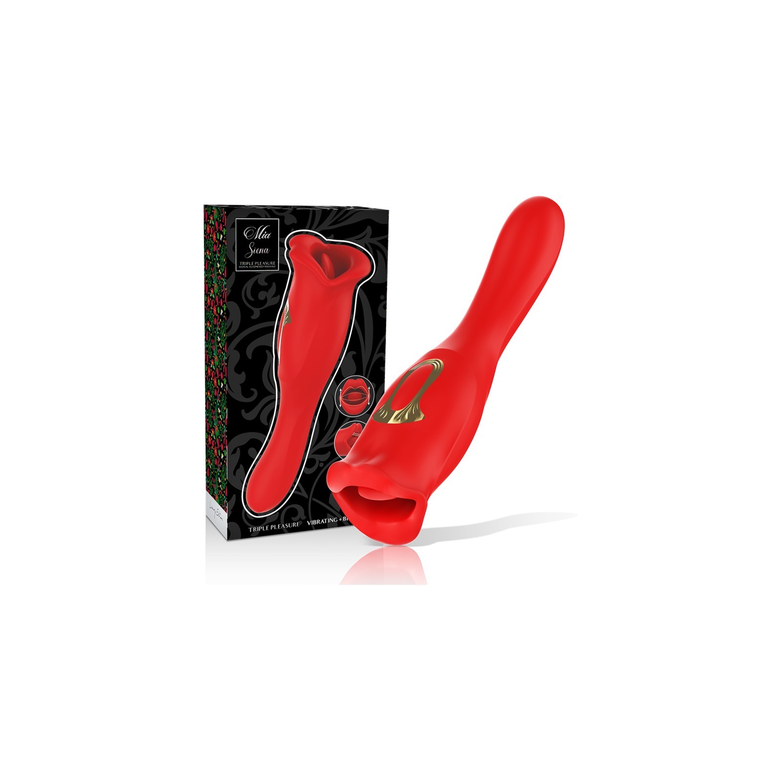 Siena Triple Pleasure Kiss-lick-vibrate