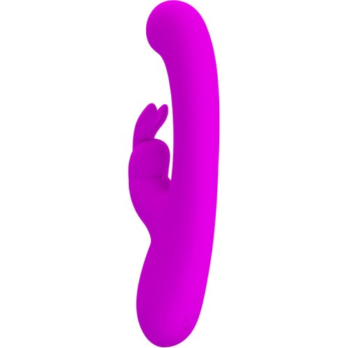 Pretty Love Lamar G-Spot and Rabbit Vibrator Purple