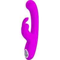 Pretty Love Lamar G-Spot and Rabbit Vibrator Purple