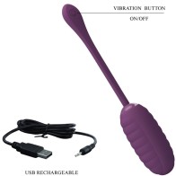 Huevo Vibrador Recargable Pretty Love para Diversión sin Manos