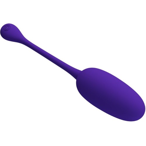 Pretty Love Knucker Rechargeable Egg Vibrator Purple