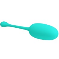 Pretty Love Knucker Rechargeable Vibrating Egg Aqua Green