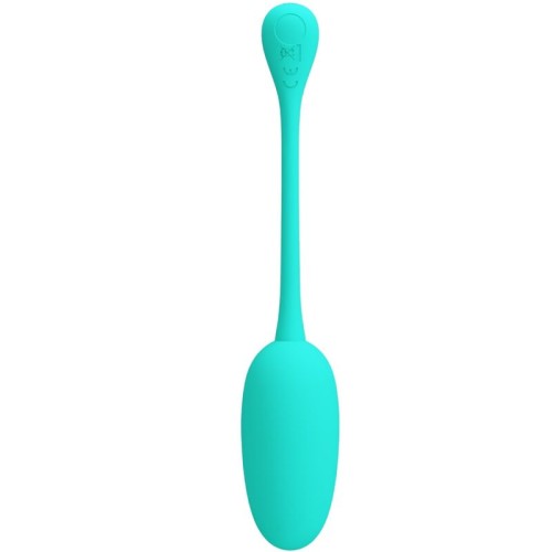 Pretty Love Knucker Rechargeable Vibrating Egg Aqua Green