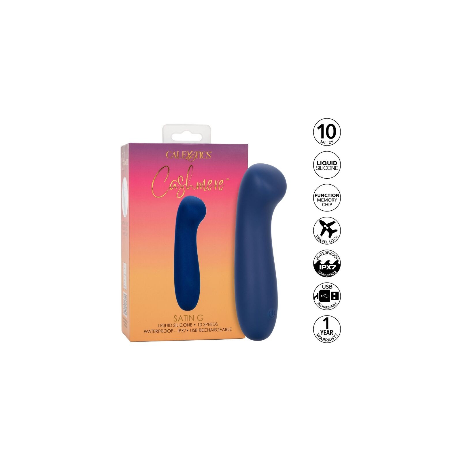 Vibrador Cashmere Satin G para Placer Lujoso