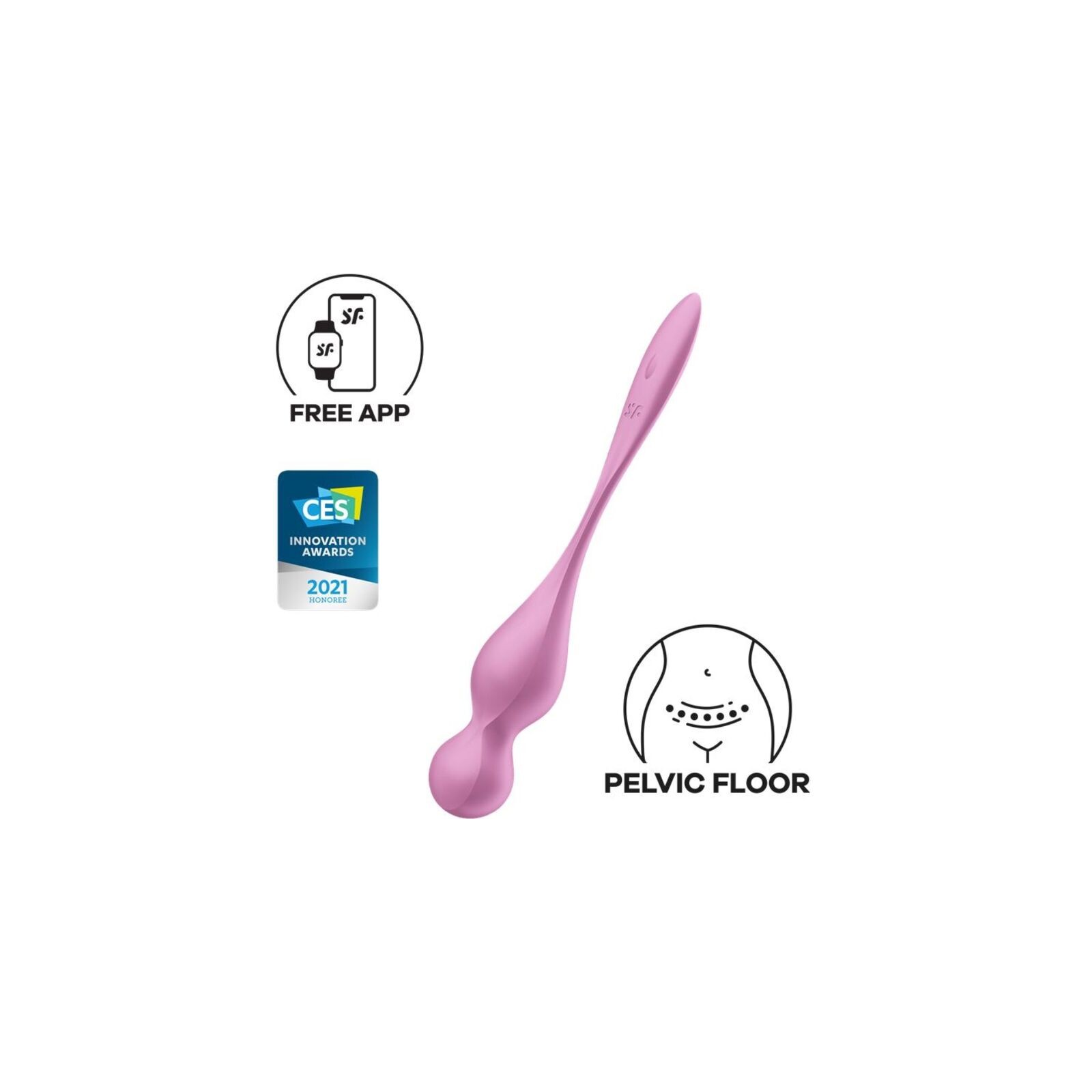 Satisfyer - Bolas Kegel Vibradoras Rosa