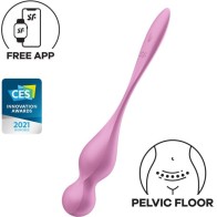 Satisfyer - Bolas Kegel Vibradoras Rosa