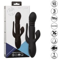 Triple Euphoria Vibrator Black