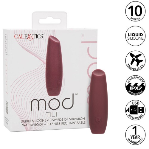 Mod Tilt Red Stimulator - 10 Vibration Speeds