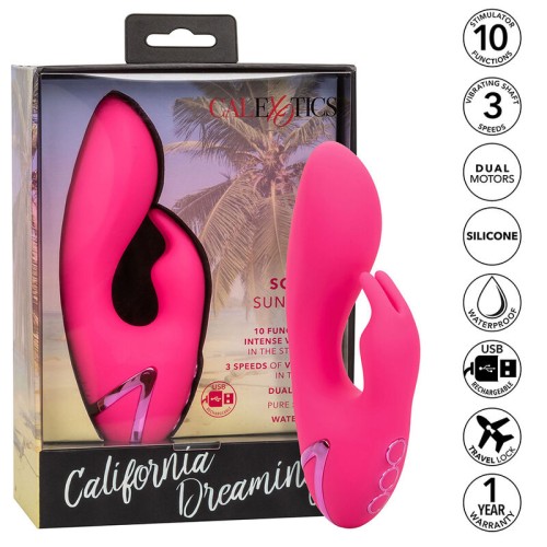 California Dreaming - Vibrador Rabbit Fucsia So. Cal Sunshine - Placer Intenso