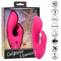 California Dreaming So. Cal Sunshine Fuchsia Rabbit Vibrator - Intense Pleasure