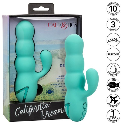 Del Mar Diva Vibrator Rabbit Green by California Dreaming