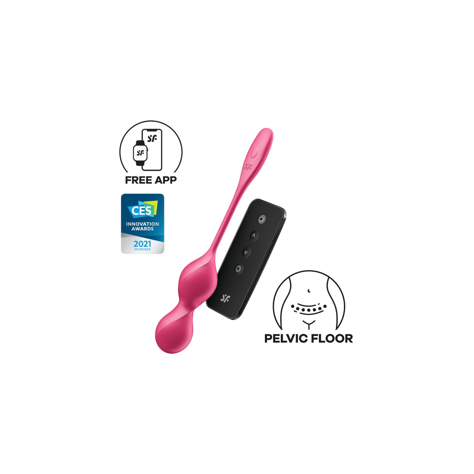 Satisfyer - Love Birds 2 Bolas Kegel Vibradoras - Control en App